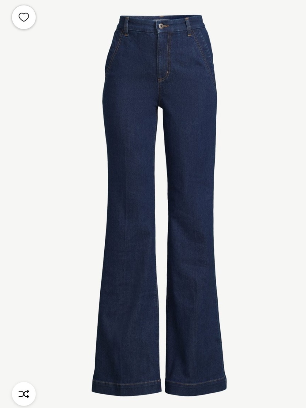 SOFIA Jeans by Sofia Vergara Dark Wash size 18 Trouser Flare Denim Jeans